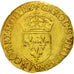 Coin, France, Charles IX, Ecu d'or, 1564, La Rochelle, EF(40-45), Gold