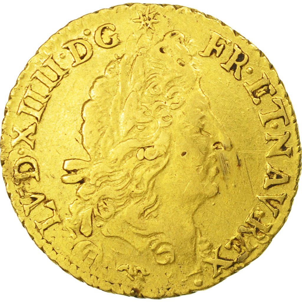 Munten, Frankrijk, Louis XIV, 1/2 Louis d'or à l'écu, 1/2 Louis d'or, 1692