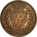 ITALIAN STATES, SARDINIA, Carlo Felice, Centesimo, 1826, Genoa, KM 125.2