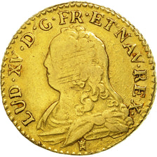 France, Louis XV, Louis d'or aux lunettes, 1728, Toulouse, TB, Or, Gadoury 340