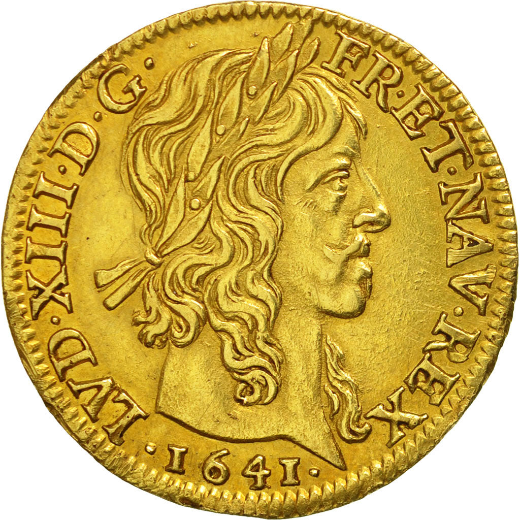 Munten, Frankrijk, Louis XIII, Louis d'or, Louis d'Or, 1641, Paris, ZF+, Goud