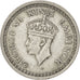 INDIA-BRITISH, George VI, 1 Rupee, 1945, Bombay, Silver, KM:557.1