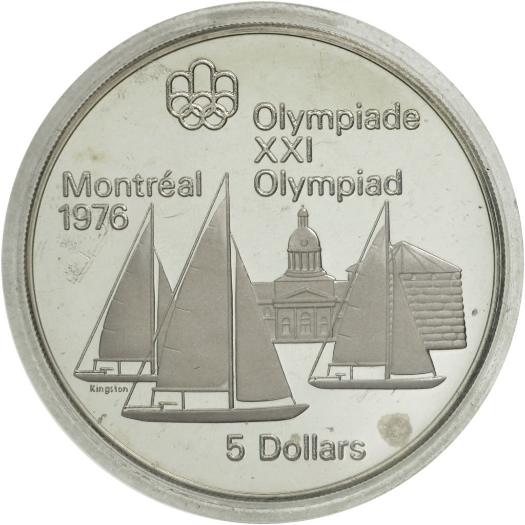 Coin, Canada, Elizabeth II, 5 Dollars, 1973, Royal Canadian Mint, Ottawa