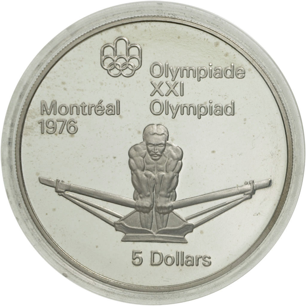 Moneta, Canada, Elizabeth II, 5 Dollars, 1974, Royal Canadian Mint, Ottawa