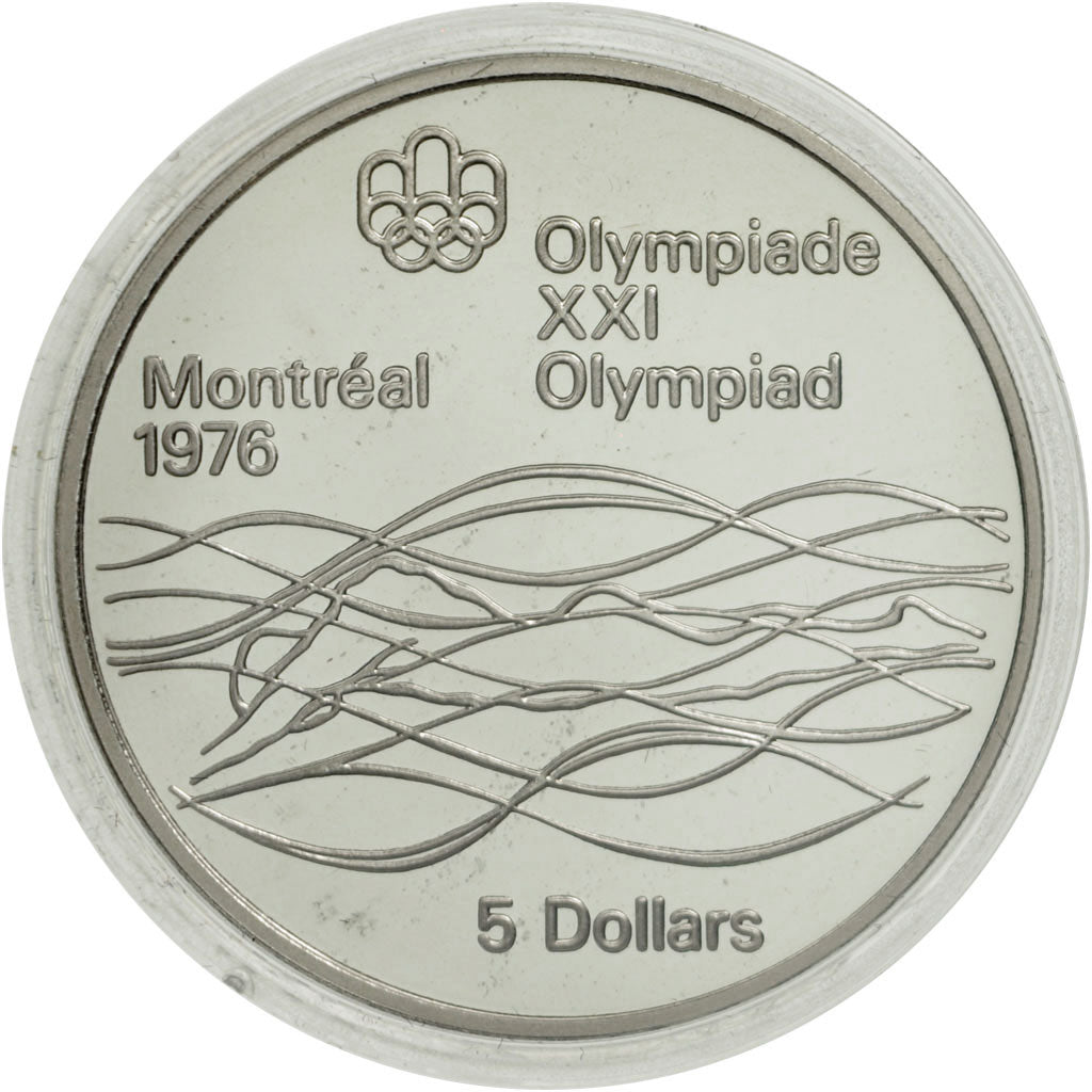 Coin, Canada, Elizabeth II, 5 Dollars, 1975, Royal Canadian Mint, Ottawa
