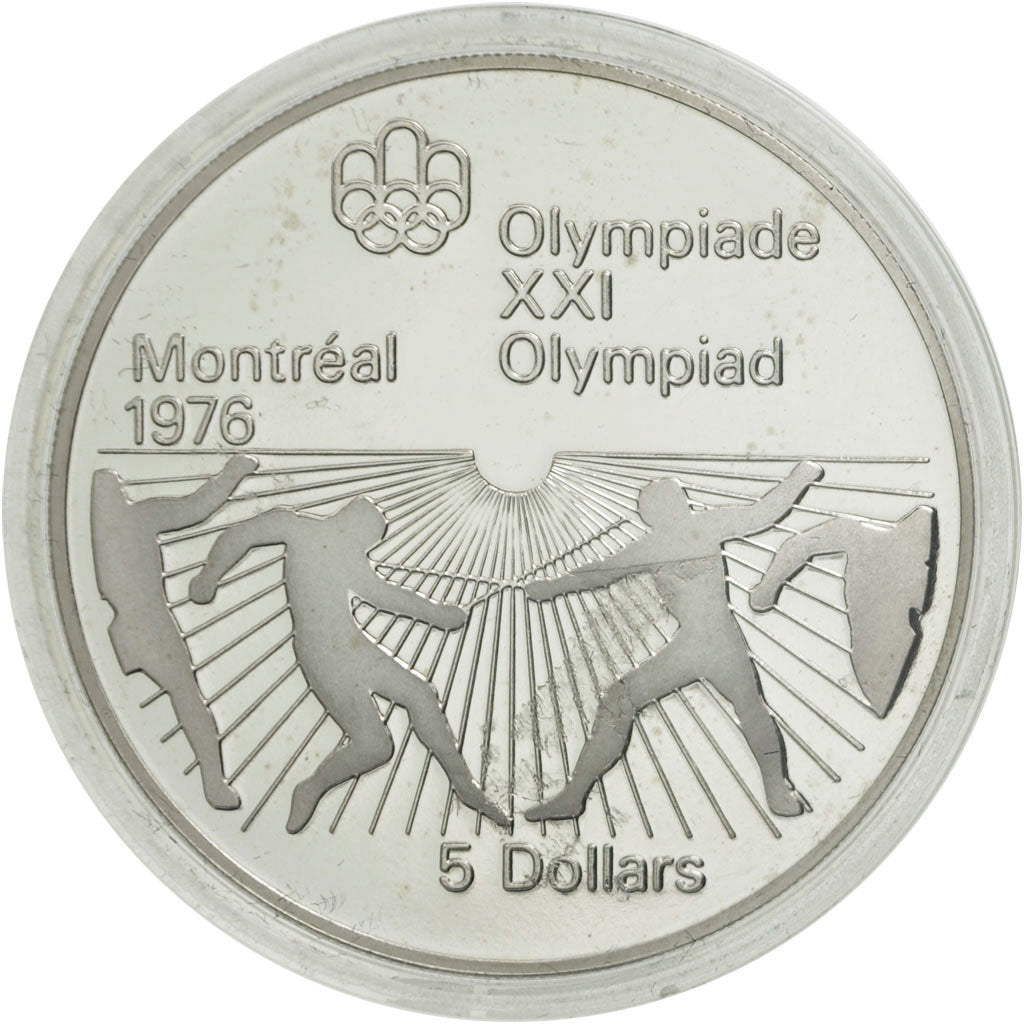 Coin, Canada, Elizabeth II, 5 Dollars, 1976, Royal Canadian Mint, Ottawa