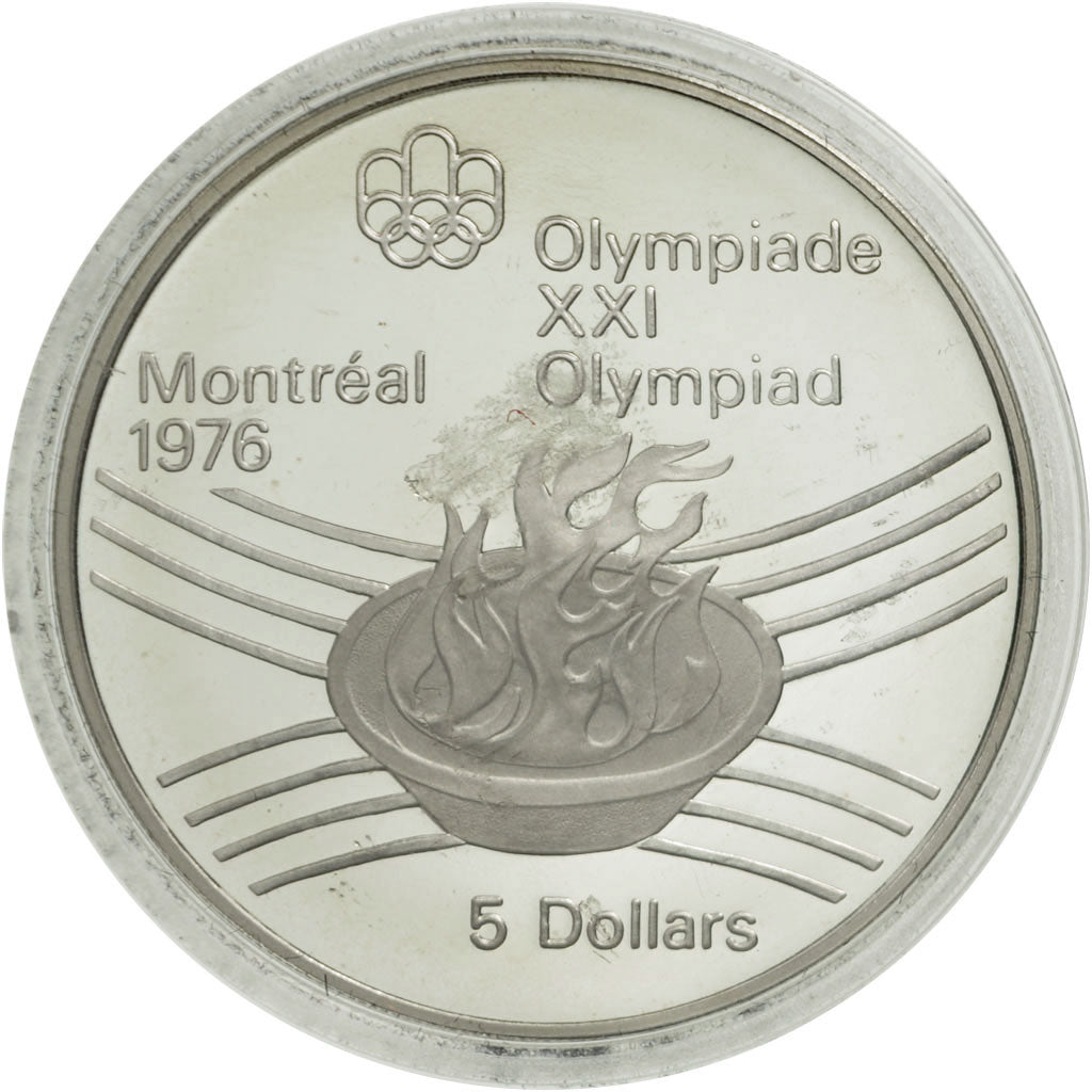 Coin, Canada, Elizabeth II, 5 Dollars, 1976, Royal Canadian Mint, Ottawa