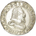 Moneta, STATI FRANCESI, LORRAINE, Henri II, Teston, 1615, Nancy, BB+, Argento