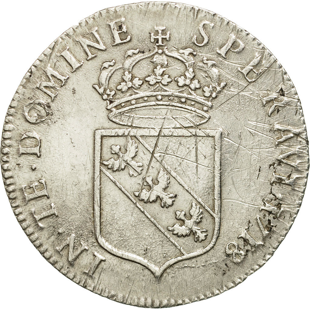 Monnaie, FRENCH STATES, LORRAINE, Leopold I, Léopold Ist, Double Teston, 1718