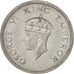INDIA - BRITANNICA, George VI, Rupee, 1947, Bombay, SPL-, Nichel, KM:559