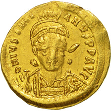 Justinian I 527-565, Solidus, Constantinople, EF(40-45), Gold, Sear 137