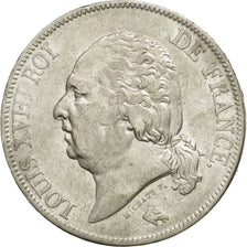 Coin, France, Louis XVIII, Louis XVIII, 5 Francs, 1824, Lille, EF(40-45)