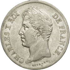 France, Charles X, 5 Francs, 1828, Lille, VF(30-35), Silver, KM:728.13