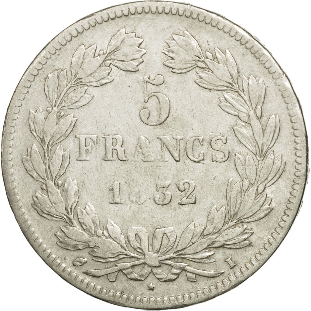 France, Louis-Philippe, 5 Francs, 1832, Limoges, TB+, Argent, Gadoury 678