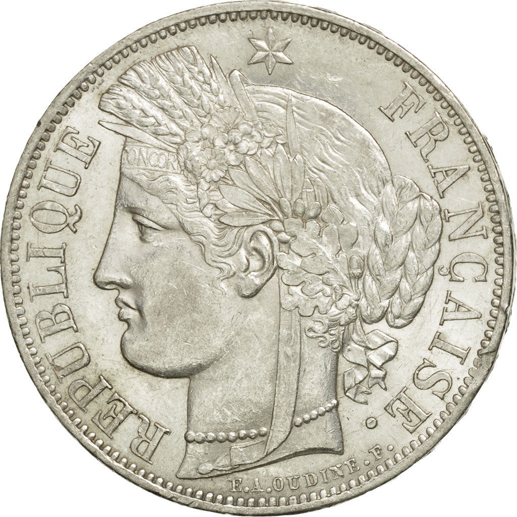Monnaie, France, Cérès, 5 Francs, 1849, Paris, SUP+, Argent, KM:761.1