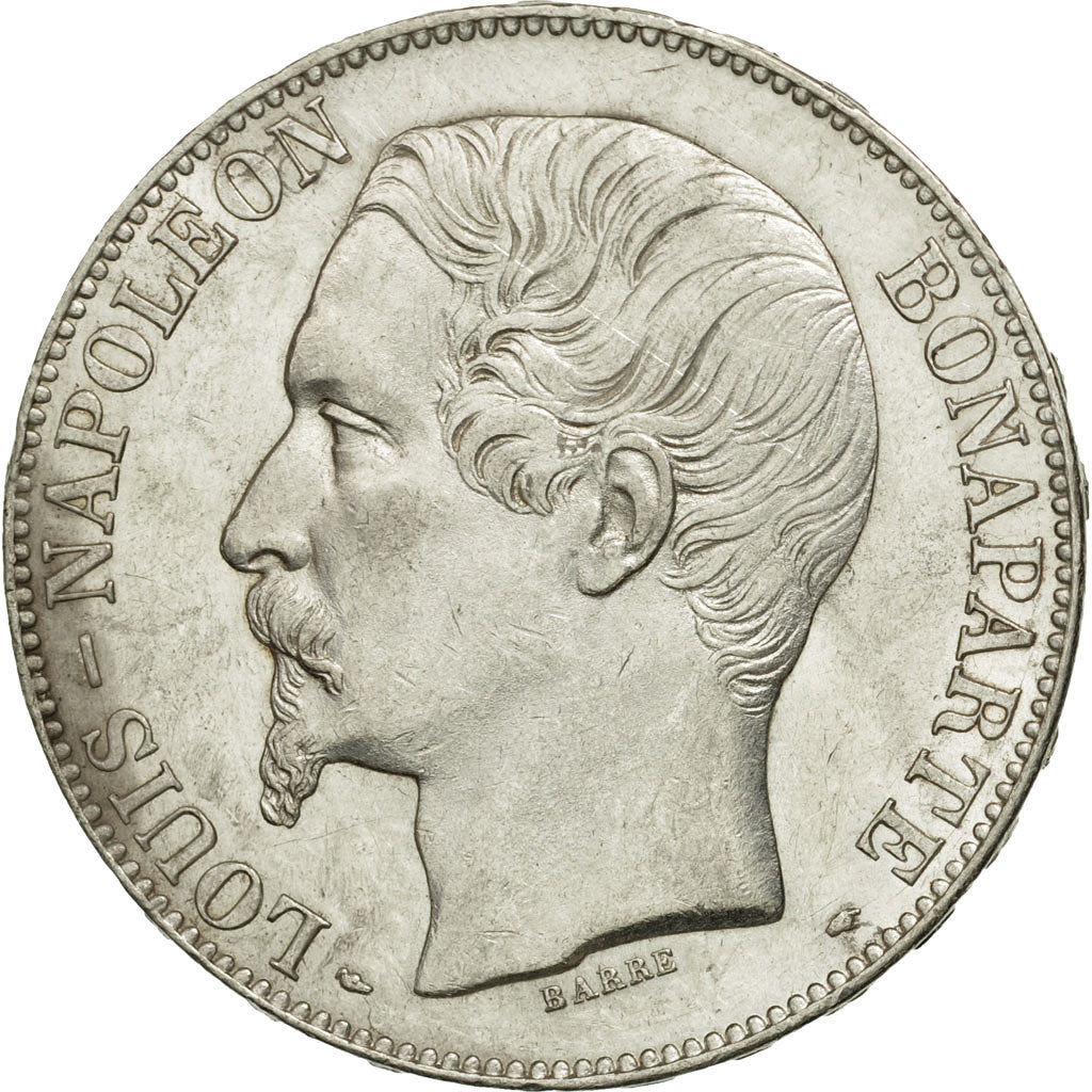 Coin, France, Napoléon III, 5 Francs, 1852, Paris, AU(55-58), Silver, KM:773.1