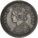 INDIA-BRITISH, Victoria, 1/4 Rupee, 1862, Madras, Silver, KM:470