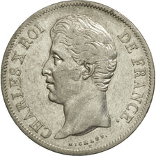 Moneta, Francja, Charles X, 5 Francs, 1830, Paris, EF(40-45), Srebro, KM:728.1