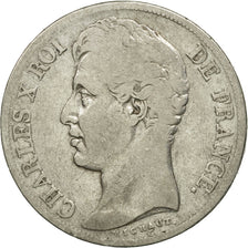 Coin, France, Charles X, 2 Francs, 1825, Paris, VF(20-25), Silver, KM:725.1