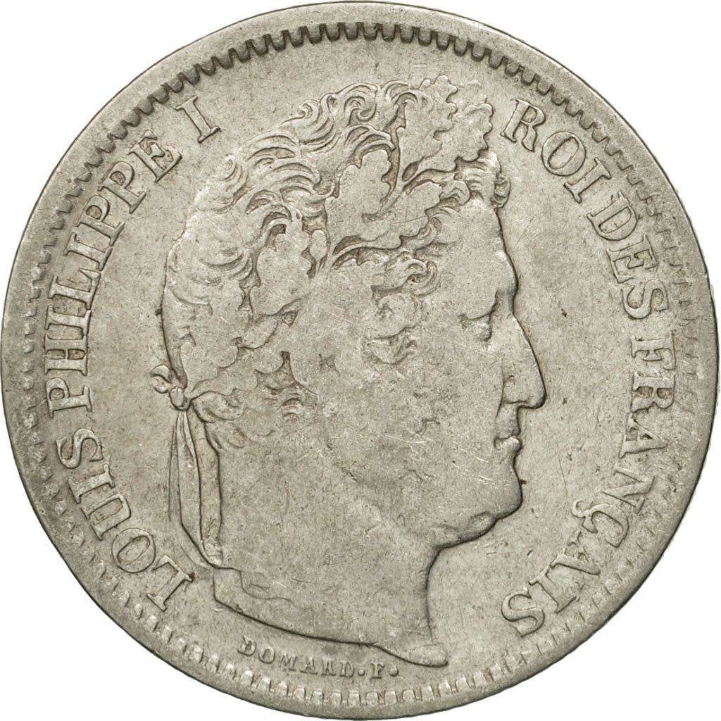Coin, France, Louis-Philippe, 2 Francs, 1834, Lille, VF(20-25), Silver