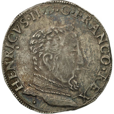 Monnaie, France, François II, Teston, 1560, Toulouse, TTB+, Argent