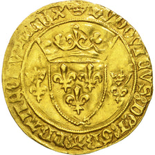Louis XI, Ecu d'or, Saint André Villeneuve Les Avignon, EF(40-45), Duplessy 539A