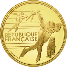 Moneda, Francia, 500 Francs, 1990, Paris, FDC, Oro, KM:985, Gadoury:C8