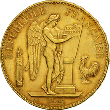 France, Génie, 100 Francs, 1878, Paris, AU(50-53), Gold, KM:832, Gadoury:1137