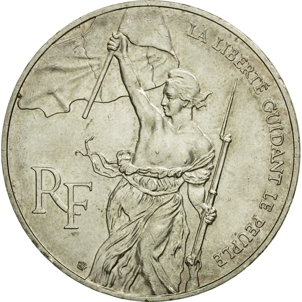 France, Liberté guidant le peuple, 100 Francs, 1993, TTB+, Argent, Gadoury 924