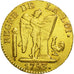 Moneda, Francia, 24 livres Convention, 24 Livres, 1793, Paris, BC+, Oro