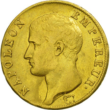 Francia, Napoléon I, 40 Francs, 1806, Paris, MB+, Oro, KM:675.1, Gadoury:1082