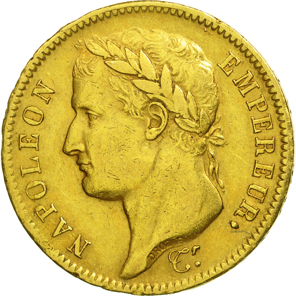 Monnaie, France, Napoléon I, 40 Francs, 1811, Paris, TTB, Or, KM:696.1