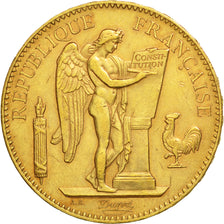 Francia, 100 Francs, 1907, Paris, MBC, Oro, KM:858, Gadoury:1137a
