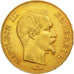 Francia, Napoleon III, 100 Francs, 1858, Paris, MBC, Oro, KM 786.1