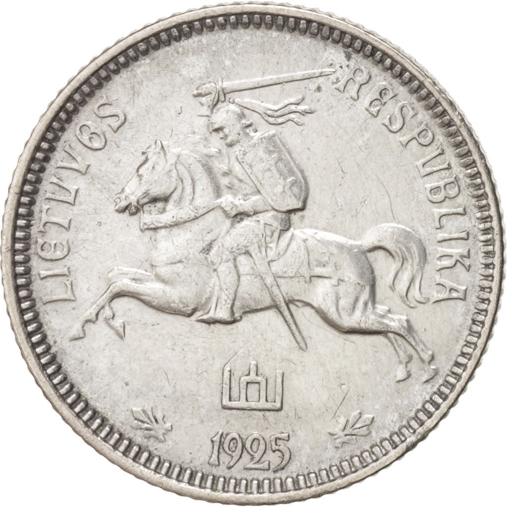Lithuania, Litas, 1925, King's Norton, Silver, KM:76