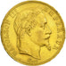 Francia, Napoleon III, 50 Francs, 1864, Paris, EBC, Oro, KM 804.1