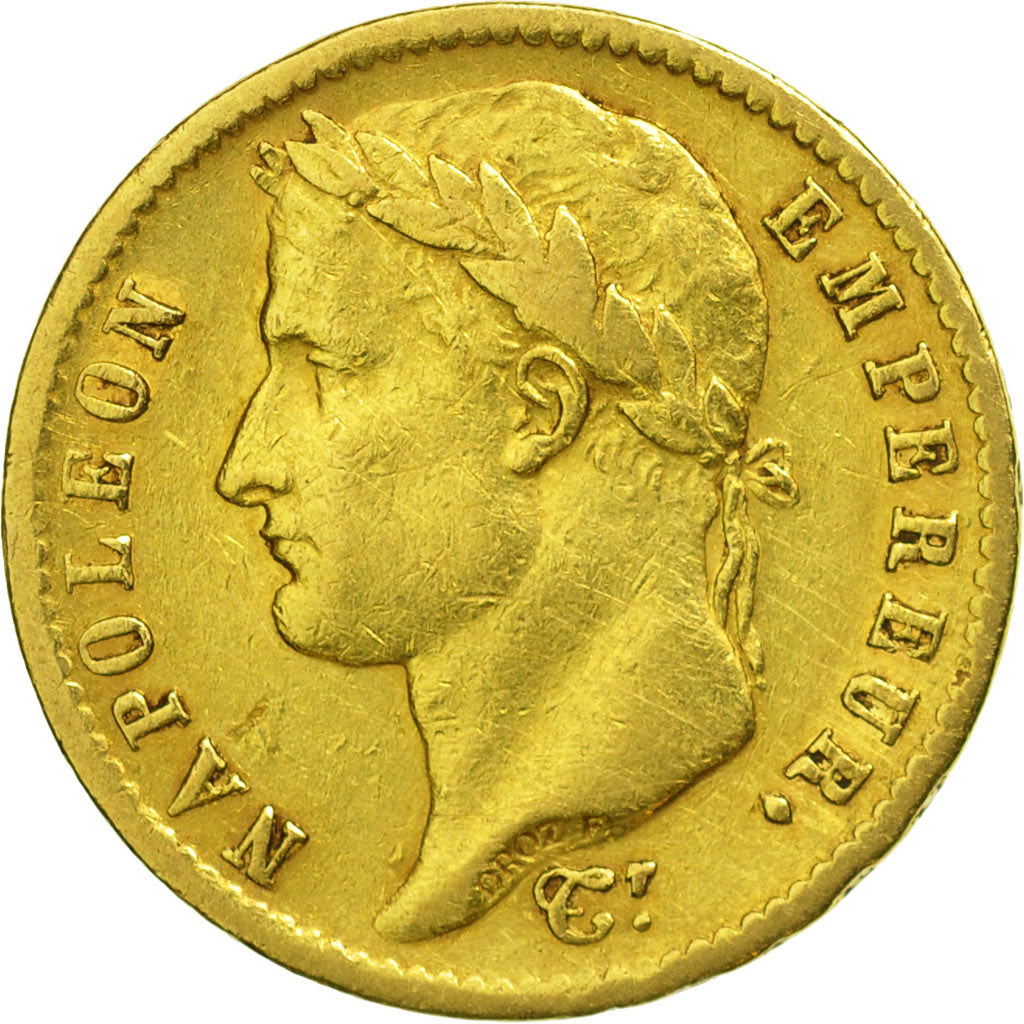 France, Napoléon I, 20 Francs, 1811, Paris, EF(40-45), Gold, KM:695.1