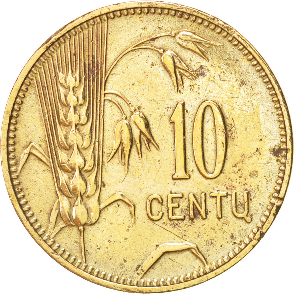 Lithuania, 10 Centu, 1925, King's Norton, KM:73