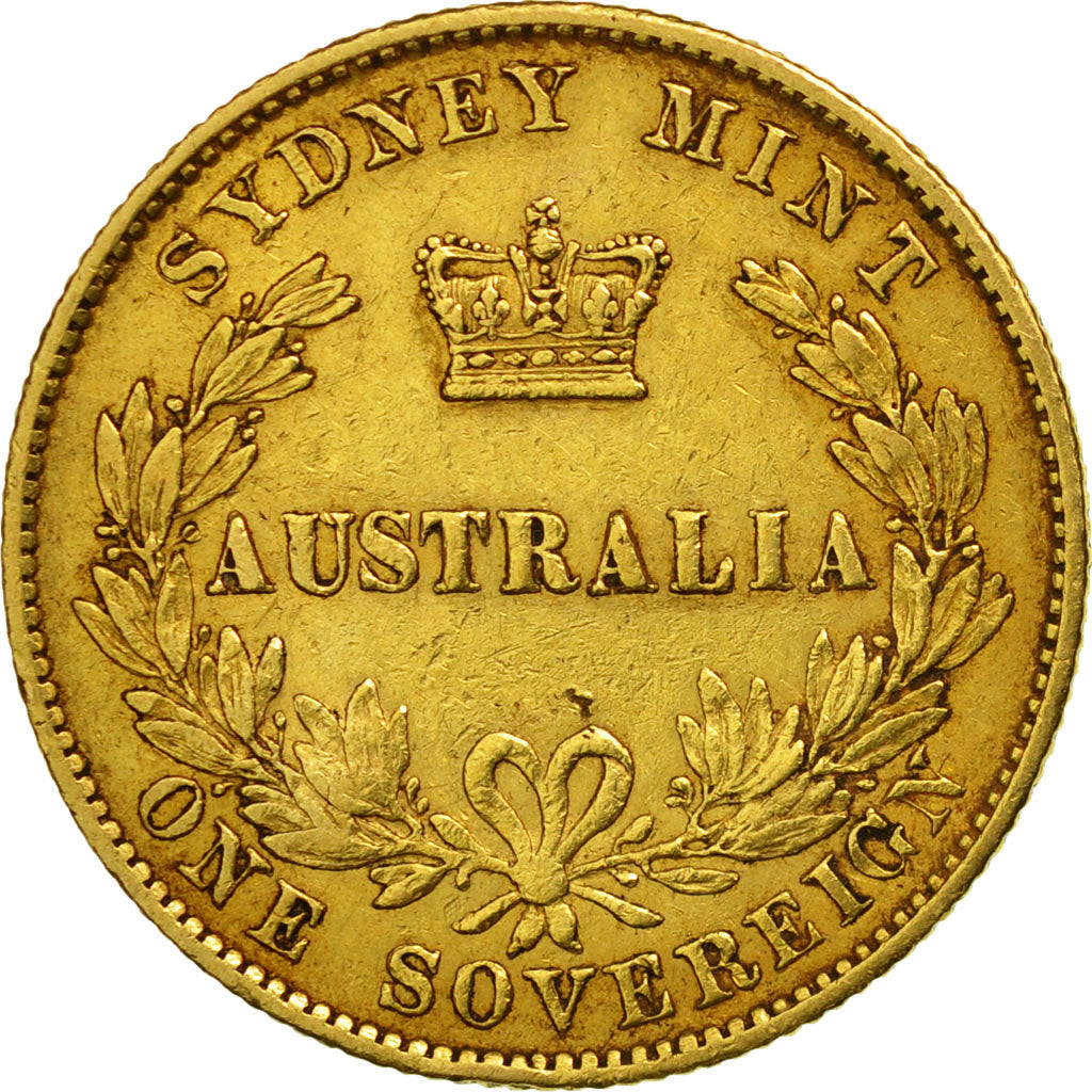 Australia, Victoria, Sovereign, 1870, Sydney, VF(30-35), Gold, KM:4