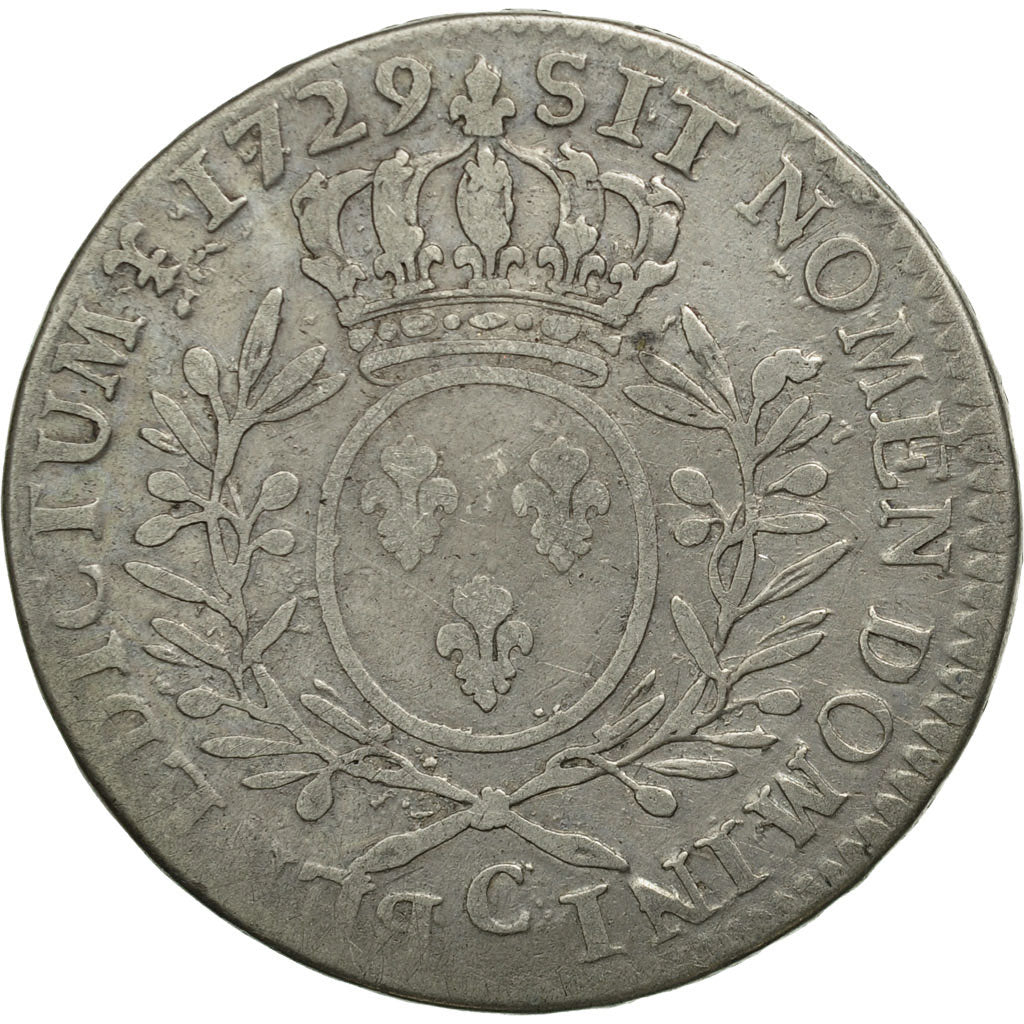 Münze, Frankreich, Louis XV, 1/2 Écu aux branches d'olivier, 1/2 ECU, 44 Sols