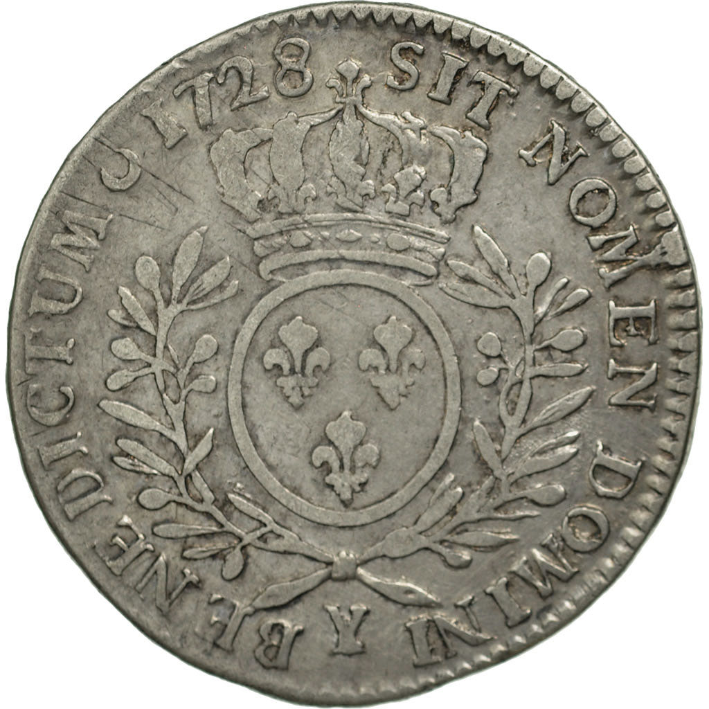 Münze, Frankreich, Louis XV, 1/2 Écu aux branches d'olivier, 1/2 ECU, 44 Sols