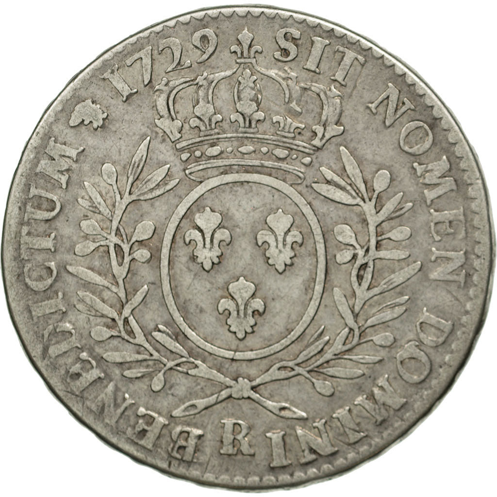Moneta, Francja, Louis XV, 1/2 Écu aux branches d'olivier, 1/2 ECU, 44 Sols
