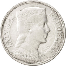 Monnaie, Latvia, 5 Lati, 1929, TTB+, Argent, KM:9