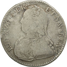 Monnaie, France, Louis XV, 1/2 Écu aux branches d'olivier, 1/2 ECU, 44 Sols