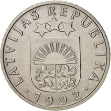 Monnaie, Latvia, 50 Santimu, 1992, TTB+, Copper-nickel, KM:13