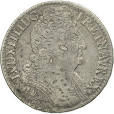 France, Louis XIV, 1/2 Écu aux 3 couronnes, 1711, Paris, KM 382.1