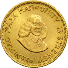 South Africa, 2 Rand, 1962, AU(55-58), Gold, KM:64