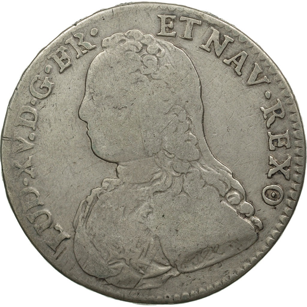 Moneta, Francja, Louis XV, 1/2 Écu aux branches d'olivier, 1/2 ECU, 44 Sols