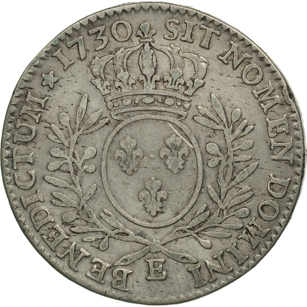 Moneta, Francja, Louis XV, 1/2 Écu aux branches d'olivier, 1/2 ECU, 44 Sols