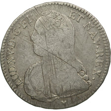 Moneta, Francja, Louis XV, 1/2 Écu aux branches d'olivier, 1/2 ECU, 44 Sols